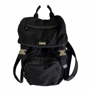 Mini Coach Black Vintage Backpack